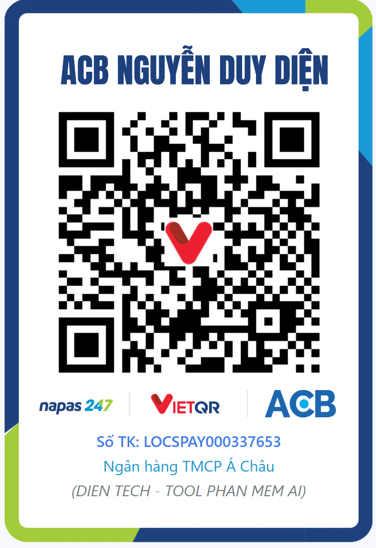 QR chuyển khoản ACB